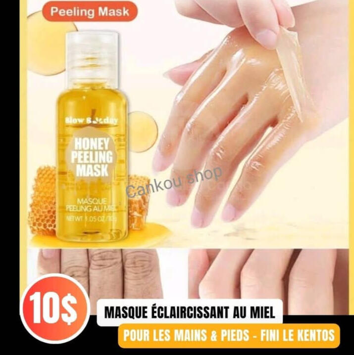 Masque Éclaircissant au Miel (pour laver la peau)